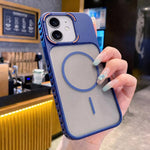 Custodia magnetica per telefono Armor 2 in 1 in TPU + PC, For iPhone 14 Pro Max, For iPhone 13 Pro Max, For iPhone 13 Pro, For iPhone 13, For iPhone 12, For iPhone 12 Pro Max
