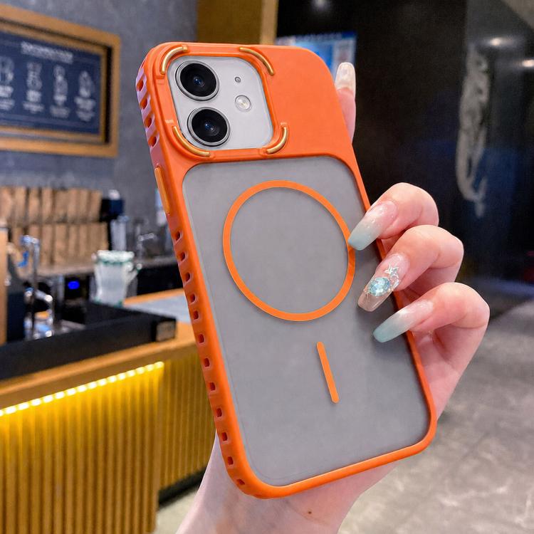 Custodia magnetica per telefono Armor 2 in 1 in TPU + PC, For iPhone 12 Pro, For iPhone 11 Pro Max, For iPhone 11