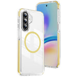 Custodia per telefono Crystal Shield trasparente magnetica ibrida in acrilico e TPU, For Galaxy A57 5G, For Galaxy A37 5G