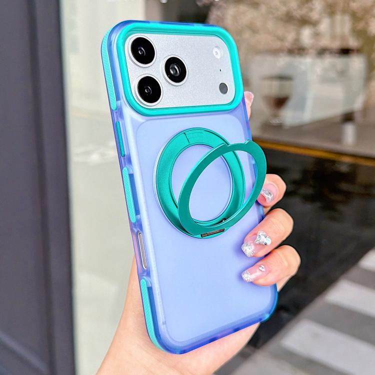 Custodia magnetica per telefono in PC con supporto girevole a 360° in metallo., For iPhone 17 Pro Max, For iPhone 17 Pro, For iPhone 17, For iPhone 16 Pro Max