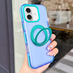 Custodia magnetica per telefono in PC con supporto girevole a 360° in metallo., For iPhone 17 Pro Max, For iPhone 17 Pro, For iPhone 17, For iPhone 16 Pro Max