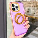 Custodia magnetica per telefono in PC con supporto girevole a 360° in metallo., For iPhone 14 Pro, For iPhone 14 Pro Max