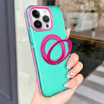 Custodia magnetica per telefono in PC con supporto girevole a 360° in metallo., For iPhone 14 Pro, For iPhone 14 Pro Max