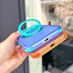 Custodia magnetica per telefono in PC con supporto girevole a 360° in metallo., For iPhone 14 Pro, For iPhone 14 Pro Max