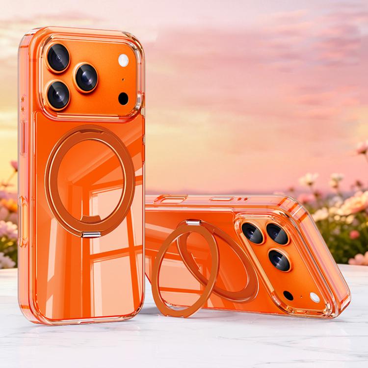 Custodia per telefono magnetica antiurto in metallo con supporto girevole a 360° e chiusura a airbag Jelly Air., For iPhone 17 Pro Max, For iPhone 17 Pro, For iPhone 17, For iPhone 16 Pro Max, For iPhone 16 Pro