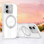 Custodia per telefono magnetica antiurto in metallo con supporto girevole a 360° e chiusura a airbag Jelly Air., For iPhone 17 Pro Max, For iPhone 17 Pro, For iPhone 17, For iPhone 16 Pro Max, For iPhone 16 Pro