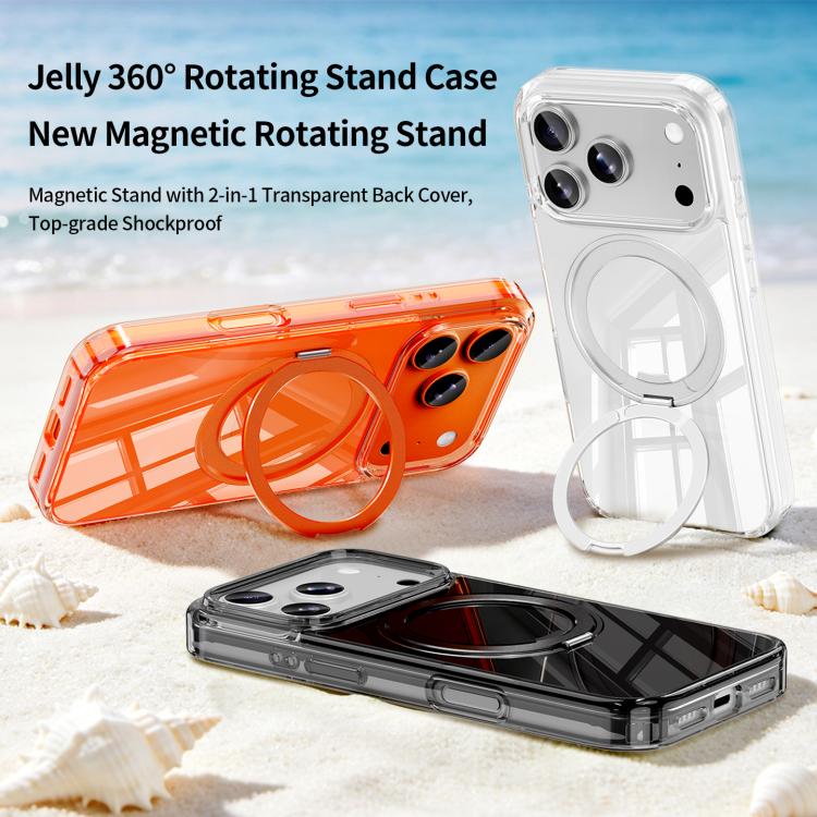 Custodia per telefono magnetica antiurto in metallo con supporto girevole a 360° e chiusura a airbag Jelly Air., For iPhone 17 Pro Max, For iPhone 17 Pro, For iPhone 17, For iPhone 16 Pro Max, For iPhone 16 Pro