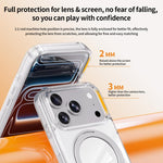 Custodia per telefono magnetica antiurto in metallo con supporto girevole a 360° e chiusura a airbag Jelly Air., For iPhone 17 Pro Max, For iPhone 17 Pro, For iPhone 17, For iPhone 16 Pro Max, For iPhone 16 Pro