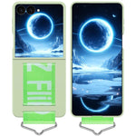 Custodia per PC con cinturino e fibbia, For Galaxy Z Flip8 5G, For Galaxy Z Flip7 5G