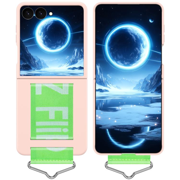 Custodia per PC con cinturino e fibbia, For Galaxy Z Flip8 5G, For Galaxy Z Flip7 5G