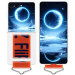 Custodia per PC con cinturino e fibbia, For Galaxy Z Flip8 5G, For Galaxy Z Flip7 5G