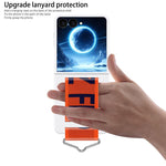 Custodia per PC con cinturino e fibbia, For Galaxy Z Flip8 5G, For Galaxy Z Flip7 5G