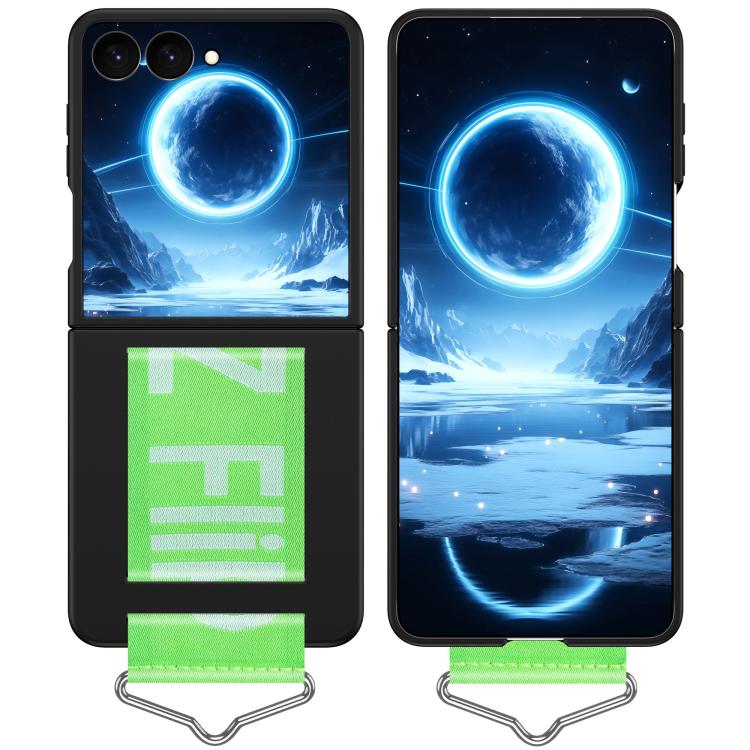 Custodia per PC con cinturino e fibbia, For Galaxy Z Flip8 5G, For Galaxy Z Flip7 5G