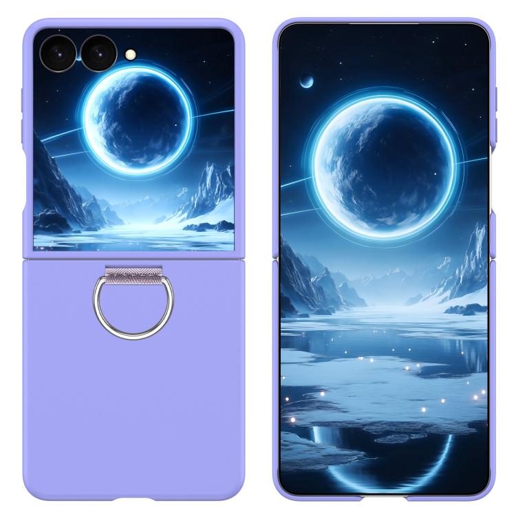 Custodia per telefono in PC con anello a D-Buckle, For Galaxy Z Flip8 5G, For Galaxy Z Flip7 5G