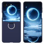 Custodia per telefono in PC con anello a D-Buckle, For Galaxy Z Flip8 5G, For Galaxy Z Flip7 5G