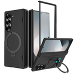 Custodia per telefono in PC con supporto magnetico girevole a 360°, senza pellicola protettiva., For Galaxy Z Fold8 Ultra 5G, For Galaxy Z Fold7 5G