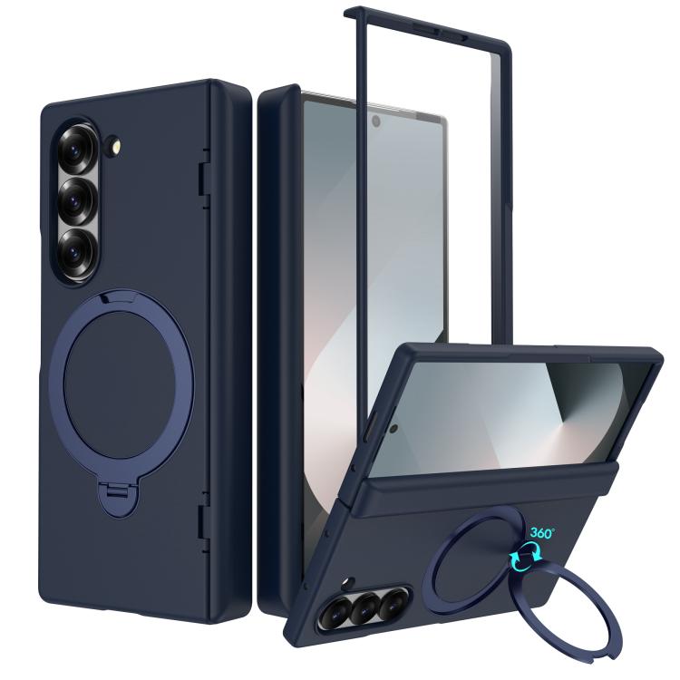 Custodia per telefono in PC con cerniera girevole a 360° e supporto magnetico integrato., For Galaxy Z Fold8 Ultra 5G, For Galaxy Z Fold7 5G