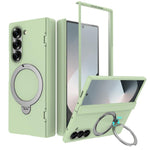 Custodia per telefono in PC con cerniera girevole a 360° e supporto magnetico integrato., For Galaxy Z Fold6