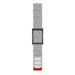 Cinturino per orologio con chiusura a strappo in nylon integrata nella cassa e cassa in metallo., For Amazfit Helio Strap