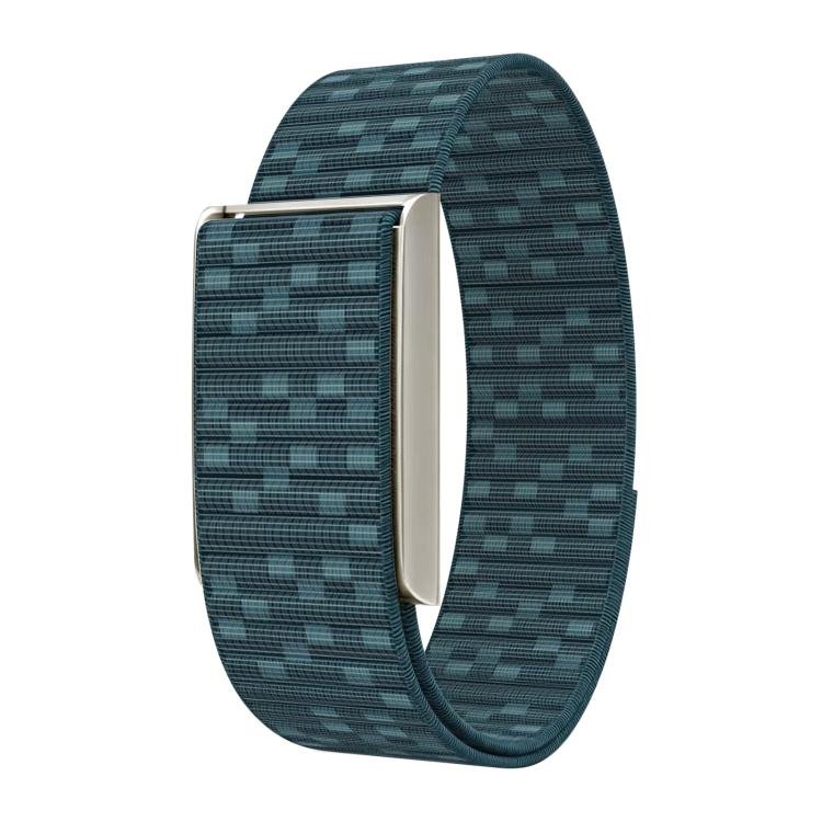 Cinturino per orologio con chiusura a strappo in nylon integrata nella cassa e cassa in metallo., For Amazfit Helio Strap