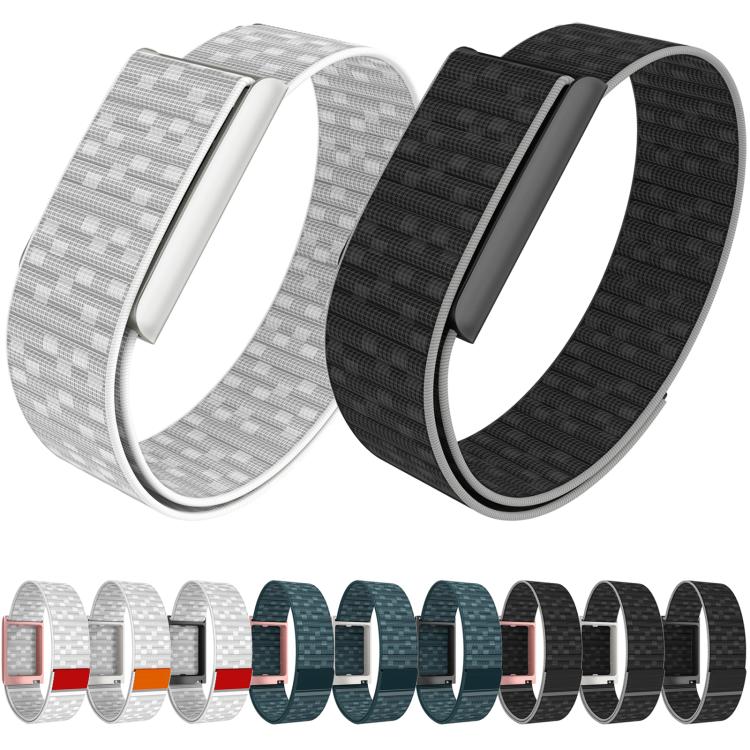 Cinturino per orologio con chiusura a strappo in nylon integrata nella cassa e cassa in metallo., For Amazfit Helio Strap