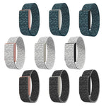 Cinturino per orologio con chiusura a strappo in nylon integrata nella cassa e cassa in metallo., For Amazfit Helio Strap
