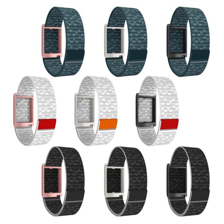 Cinturino per orologio con chiusura a strappo in nylon integrata nella cassa e cassa in metallo., For Amazfit Helio Strap