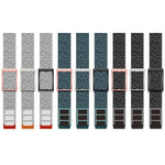 Cinturino per orologio con chiusura a strappo in nylon integrata nella cassa e cassa in metallo., For Amazfit Helio Strap