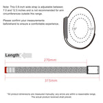 Cinturino per orologio con chiusura a strappo in nylon integrata nella cassa e cassa in metallo., For Amazfit Helio Strap