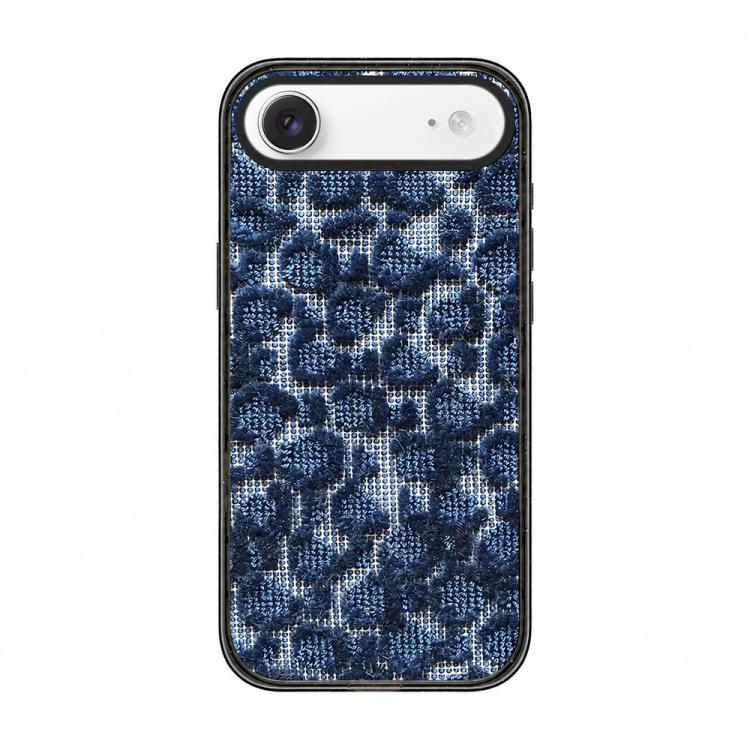 Custodia per telefono in acrilico TPU con stampa effetto denim a maglia., For iPhone 17 Pro Max, For iPhone 17 Pro, For iPhone 17, For iPhone Air