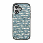 Custodia per telefono in acrilico TPU con stampa effetto denim a maglia., For iPhone 16 Pro Max, For iPhone 16 Pro, For iPhone 16 Plus, For iPhone 16