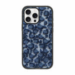 Custodia per telefono in acrilico TPU con stampa effetto denim a maglia., For iPhone 15 Pro Max, For iPhone 15 Pro, For iPhone 15 Plus, For iPhone 15