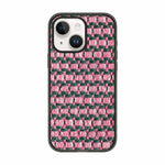Custodia per telefono in acrilico TPU con stampa effetto denim a maglia., For iPhone 14 Plus, For iPhone 14, For iPhone 14 Pro, For iPhone 14 Pro Max