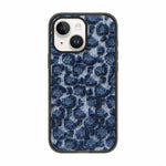 Custodia per telefono in acrilico TPU con stampa effetto denim a maglia., For iPhone 14 Plus, For iPhone 14, For iPhone 14 Pro, For iPhone 14 Pro Max