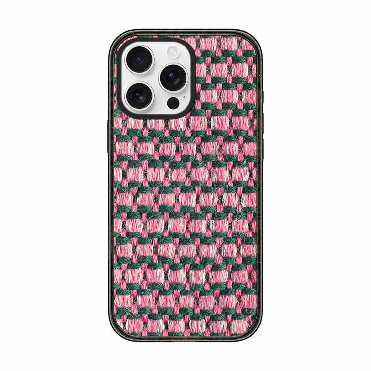 Custodia per telefono in acrilico TPU con stampa effetto denim a maglia., For iPhone 14 Plus, For iPhone 14, For iPhone 14 Pro, For iPhone 14 Pro Max