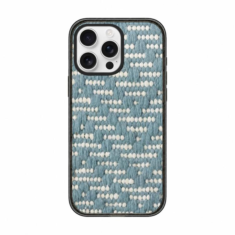 Custodia per telefono in acrilico TPU con stampa effetto denim a maglia., For iPhone 14 Plus, For iPhone 14, For iPhone 14 Pro, For iPhone 14 Pro Max