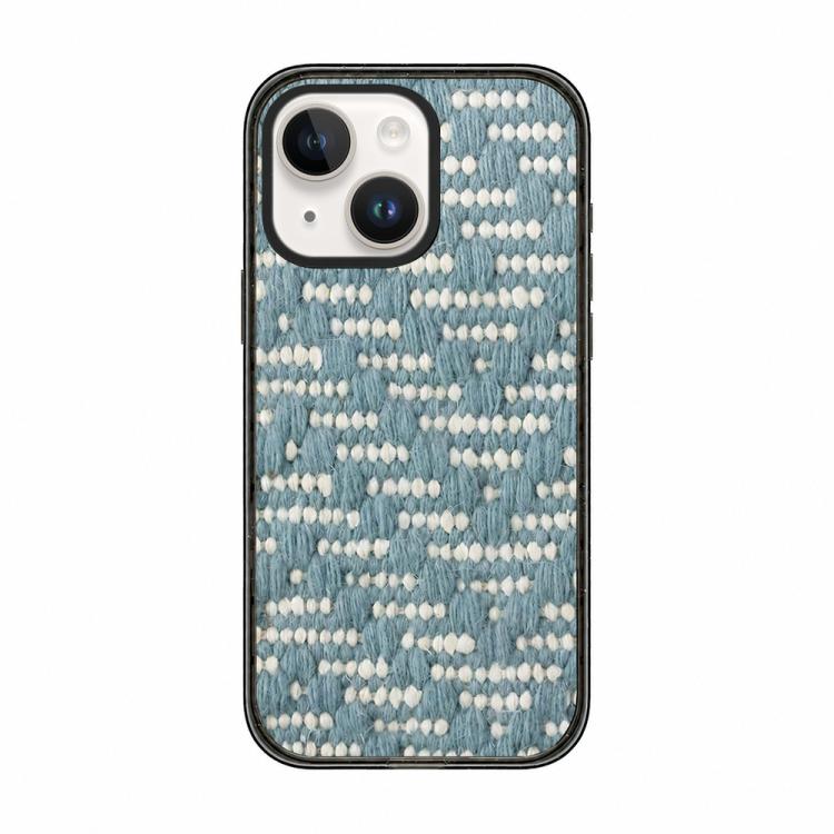 Custodia per telefono in acrilico TPU con stampa effetto denim a maglia., For iPhone 13 Pro Max, For iPhone 13 Pro, For iPhone 13, For iPhone 12