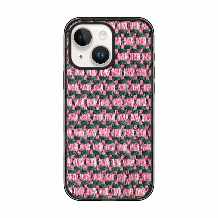Custodia per telefono in acrilico TPU con stampa effetto denim a maglia., For iPhone 13 Pro Max, For iPhone 13 Pro, For iPhone 13, For iPhone 12