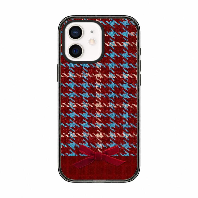 Custodia per telefono in acrilico TPU con stampa effetto denim a maglia., For iPhone 12 Pro Max, For iPhone 12 Pro, For iPhone 11