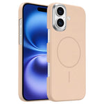 Custodia per telefono Gold Armor PC Thin Circle MagSafe antiurto., For iPhone 16 Plus, For iPhone 16