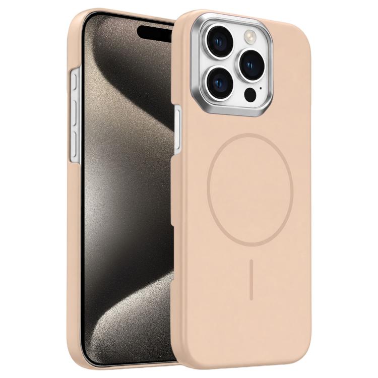 Custodia per telefono Gold Armor PC Thin Circle MagSafe antiurto., For iPhone 15 Pro Max, For iPhone 15 Pro