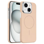 Custodia per telefono Gold Armor PC Thin Circle MagSafe antiurto., For iPhone 15 Plus, For iPhone 15