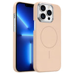 Custodia per telefono Gold Armor PC Thin Circle MagSafe antiurto., For iPhone 13 Pro Max, For iPhone 13 Pro