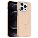 Custodia per telefono Gold Armor PC Thin Circle MagSafe antiurto., For iPhone 12 Pro Max, For iPhone 12 Pro