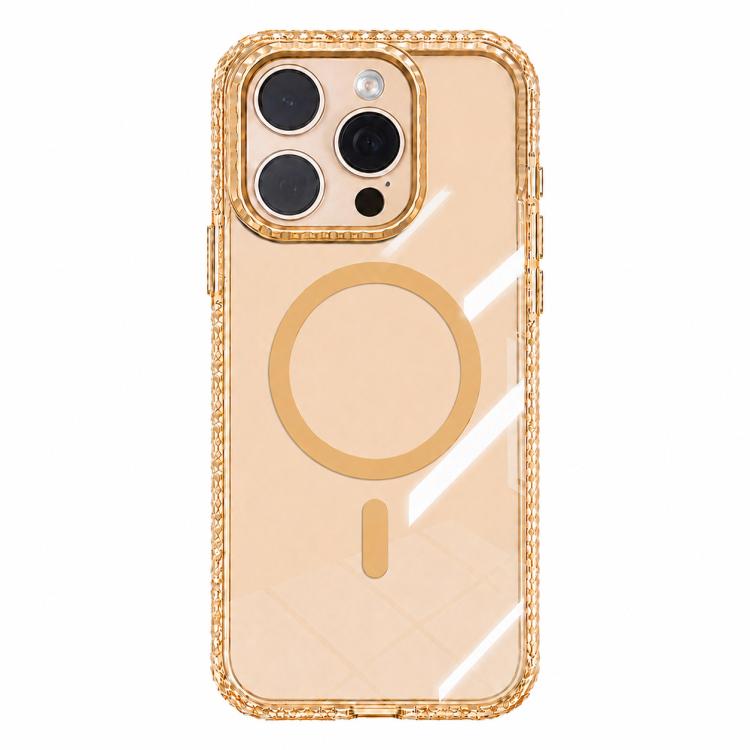 Custodia magnetica trasparente per telefono con motivo Kylin, For iPhone 15 Pro, For iPhone 15