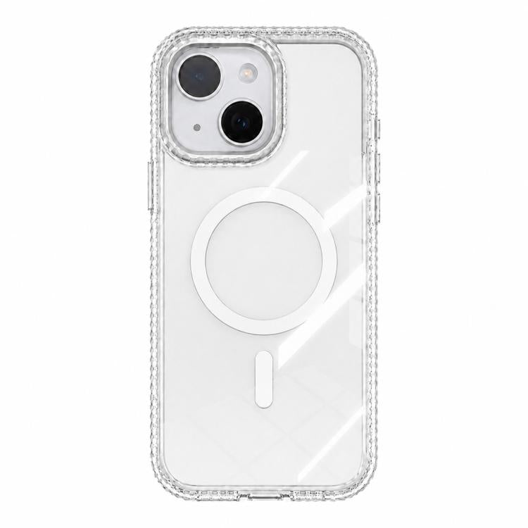 Custodia magnetica trasparente per telefono con motivo Kylin, For iPhone 15 Pro, For iPhone 15
