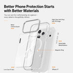 Custodia magnetica trasparente per telefono con motivo Kylin, For iPhone 17 Pro Max, For iPhone 17 Pro, For iPhone 17, For iPhone Air, For iPhone 16 Pro Max, For iPhone 16 Pro, For iPhone 16, For iPhone 15 Pro Max