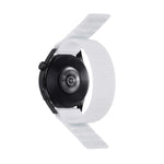 Cinturino per orologio in nylon con trama ondulata e chiusura a strappo., For Garmin 22mm