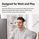 Cuffie da gioco wireless Logitech Zone Vibe 100 con microfono