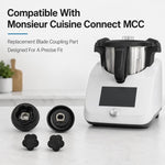 Per il robot da cucina Monsieur Cuisine Connect, ricambi per l'accoppiamento del motore della lama., 5 Gears, 7 Gears, 12 Gears